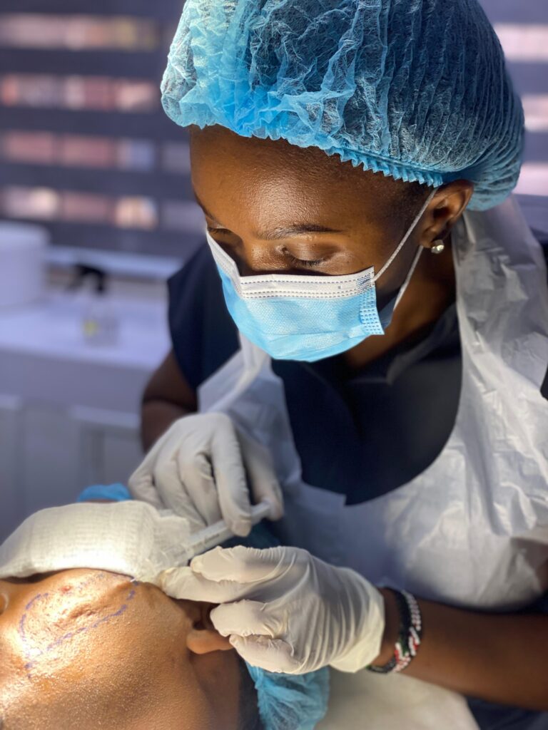 Subcision for Acne Scars Subcision for acne scars treatment at Jalad Aesthetic Clinic Nairobi